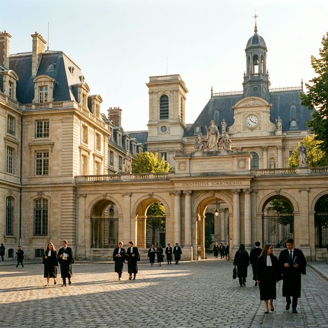 Classic French University Architecture
